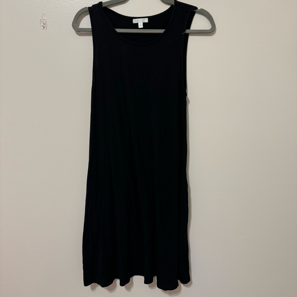 Abound black tank dress with pockets size medium